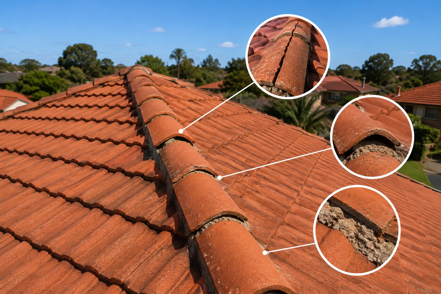 Ridge Capping & Re-Pointing in Perth